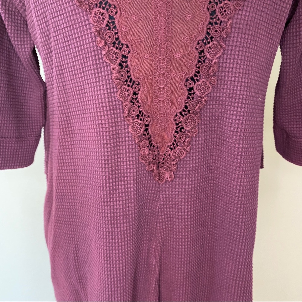 Size S | Free People Hi-Lo Lace Back Shirt - Picture 10 of 14